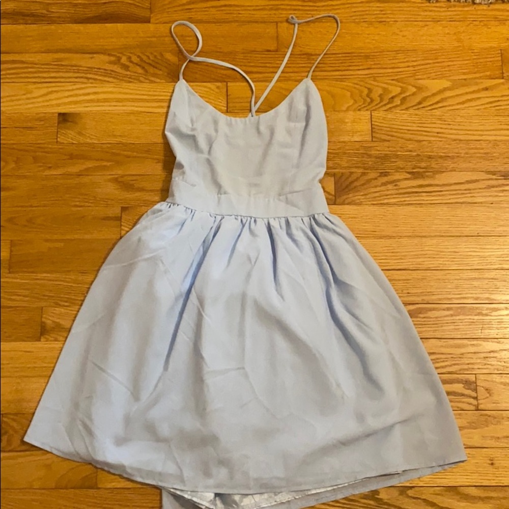 Light blue dress